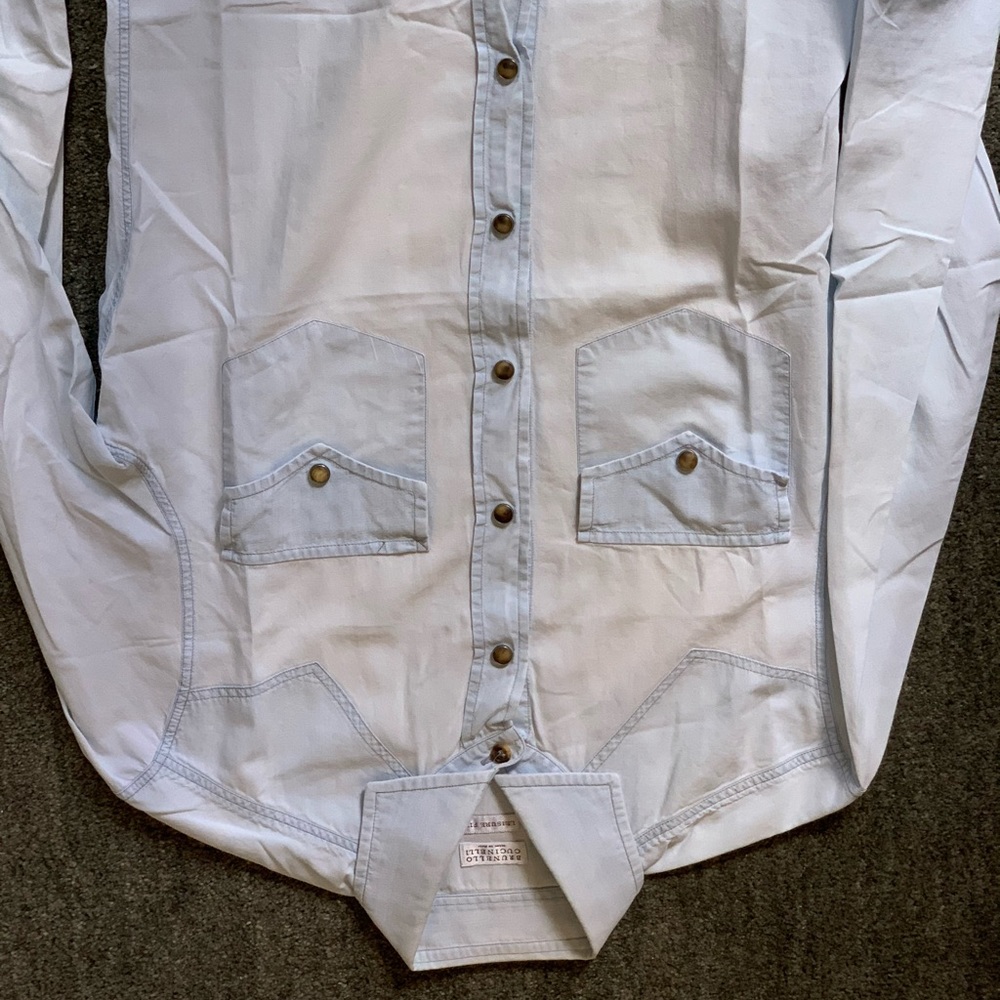 Brunello Cucinelli western style shirt